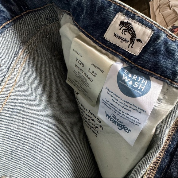 Wrangler gravity two tone acid wash westward 626 high rise boot cut jeans 28/32 - Picture 14 of 15